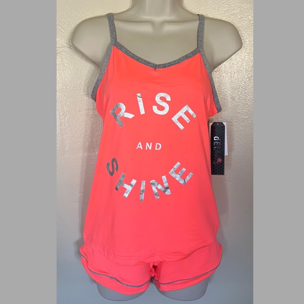 Rise and Shine Coral Women's Sleep Set